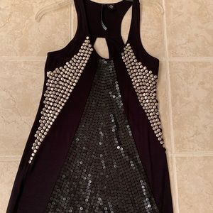 Multi-embellished dressy top